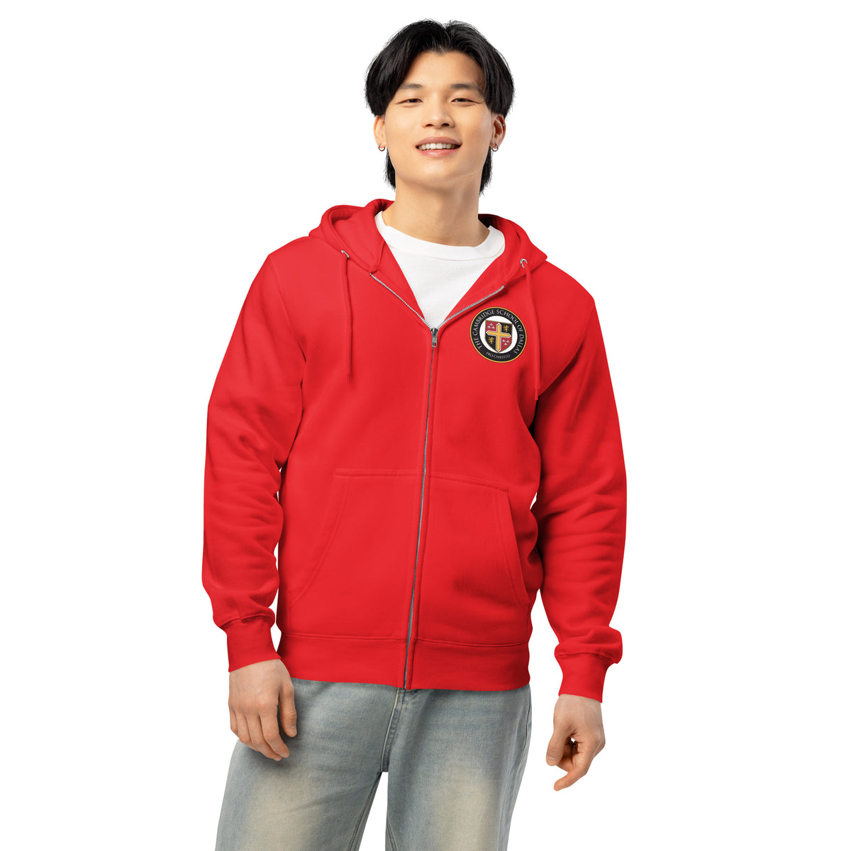 Premium full zip hoodie – Cambridge School of Dallas