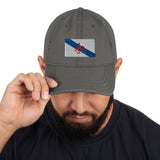 Justinian Distressed Hat - Embroidered